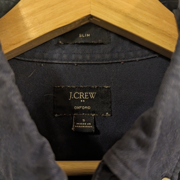 Navy Oxford cloth button down - Picture 2 of 3